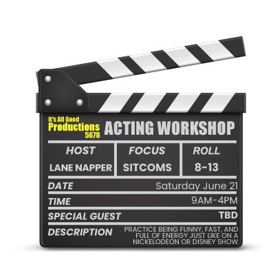 Sitcom Acting Workshop for Kids & Teens – June 21, 9AM–4PM